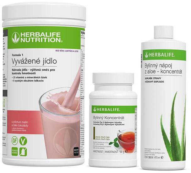 F1 - 500g FREE Aloe 473ml Herbatka 50g Malina i biała czekolada bez soi laktozy i glutenu