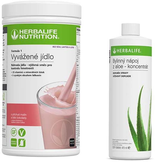 Formula 1 - 500g FREE i Aloe 473ml Malina i biała czekolada bez soi laktozy i glutenu