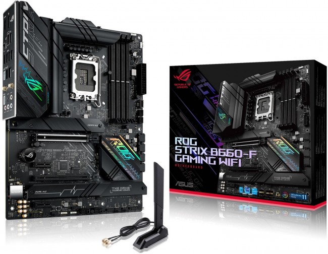 Asus Płyta główna ROG STRIX B660-F GAMING WIFI s1700 4DDR5 DP/HDMI ATX ROG STRIX B660-F GAMING WIFI
