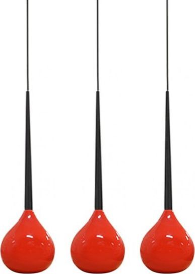 Lampa wisząca Azzardo Lampa wisząca Aga 3 MD1289-3 RED