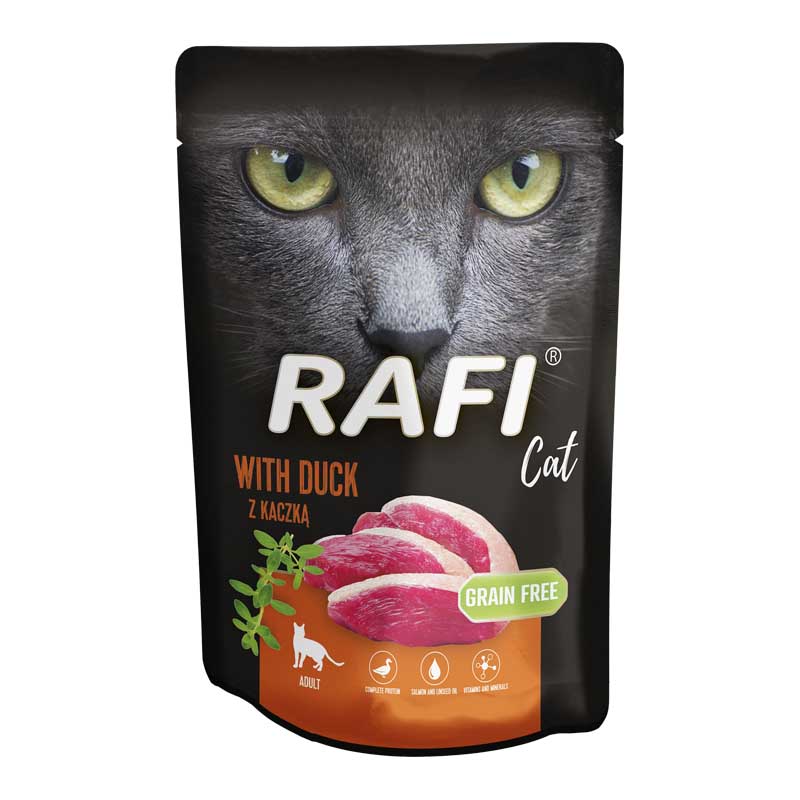 Dolina Noteci RAFI Cat Adult z kaczką 100g 53247-uniw