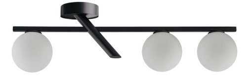 Sigma 33326 Nowoczesna lampa sufitowa ZOE czarna plafon OP.OŚW. 3 PŁ 33326