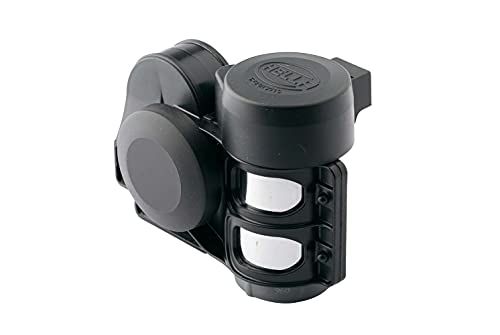 HELLA 3PB 013 410-091 Klakson - 24V - 112dB(A) - Przedział częstotliwości: 520/660Hz - Zakres częstotliwości od: 520Hz - Przedział częstotliwości do: 660Hz - Kolor obudowy: czarny