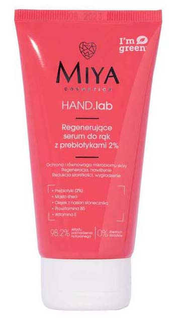 Miya Cosmetics Miya HAND.lab regenerujące serum do rąk z prebiotykami 2% 75ml