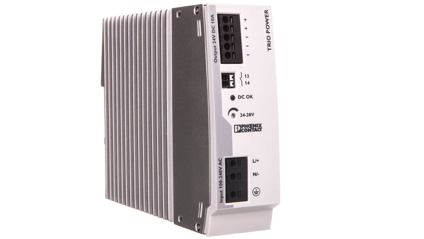 Phoenix ! Zasilacz 100-240V Ac 110-250V Dc/24V Dc 10A 240W Trio-Ps-2G/1Ac/24Dc/10 2903149