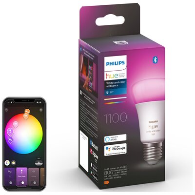 Philips Hue White A60 E27 1100 lumenów - 2-pak 929002468801