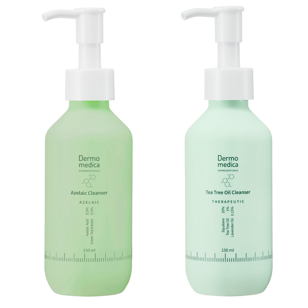 DermoMedica Zestaw Tea Tree Oil Cleanse + Azelaic Cleanser do dwufazowego oczyszczania skóry