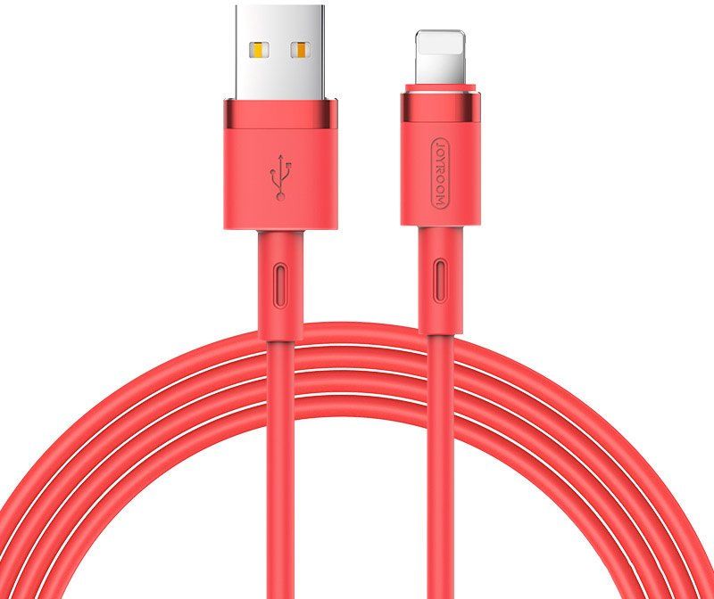 Joyroom kabel USB - Lightning 2,4A 1,2 m (S-1224N2 Red) hurtel-73314-0