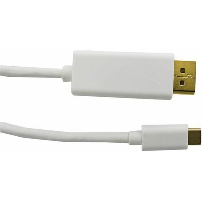 Qoltec Kabel DisplayPort Alternate mode | USB 3.1 typC męski DisplayPort męski | 4Kx2K | 2m (50413)