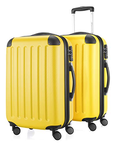 Hauptstadtkoffer Zestaw walizek całorocznych 15, żółty, Set 55 / 55 cm, Walizka