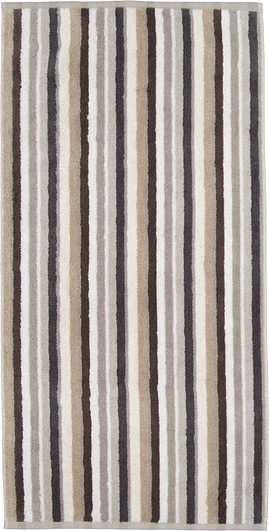 Villeroy & Boch bath textiles Ręcznik Coordinates w paski 80 x 150 cm brązowy 2551 80/150 37
