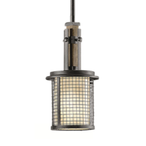 Industrialna lampa wisząca CGIRWOODWIS brązowa do kuchni