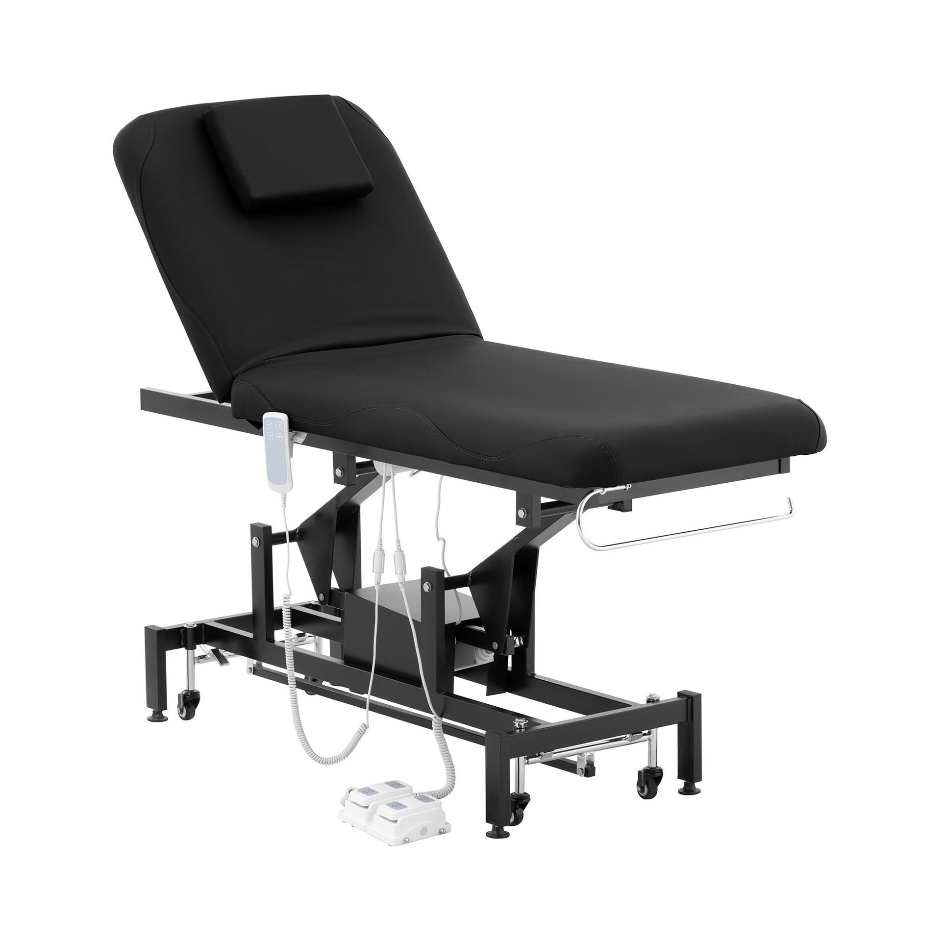 Physa Łóżko do masażu 2 200 kg czarne LYON BLACK_PH