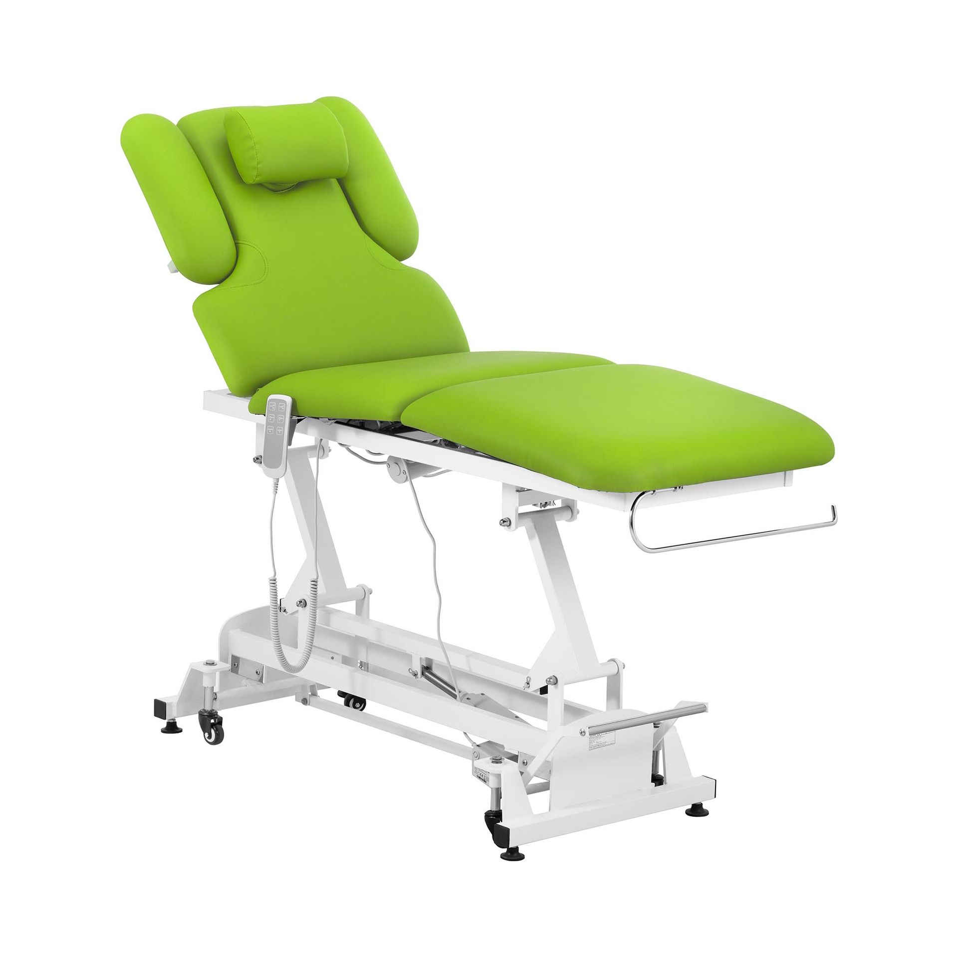 Physa Łóżko do masażu 3 silniki 250 kg jasnozielone NANTES LIGHT GREEN_PH