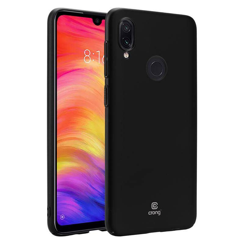 Crong Smooth Skin - Etui Xiaomi Redmi Note 7 (czarny)