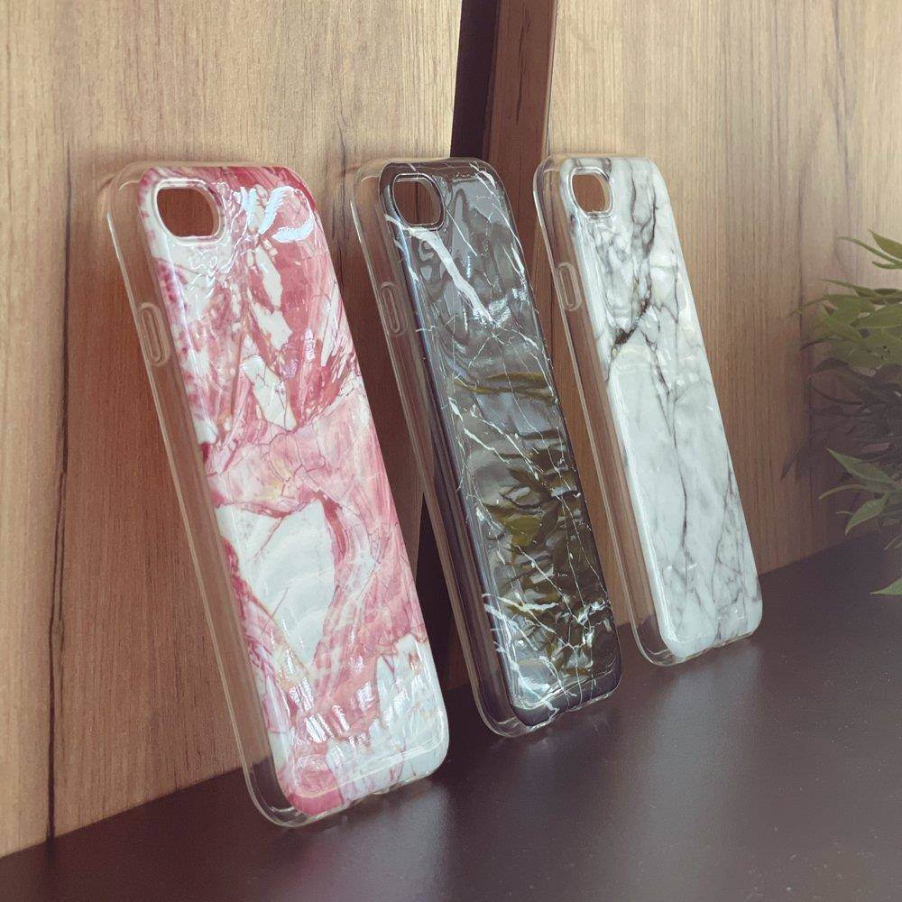 Wozinsky Marble żelowe etui pokrowiec marmur Xiaomi Poco X3 NFC / Poco X3 Pro biały