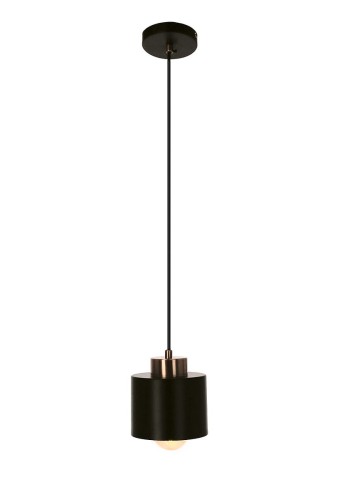 Candellux Olena lampa wisząca 1-punktowa czarna/miedź 31-78421