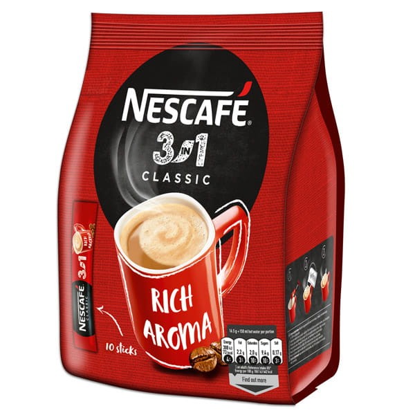 Nescafe Allmix Kawa 3in1 CLASSIC Bag 18(10x160,5g) rozpuszczalna