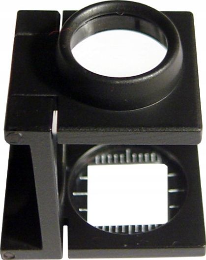 Carton Lupa tkacka x10 z podziałką skala 1,0mm