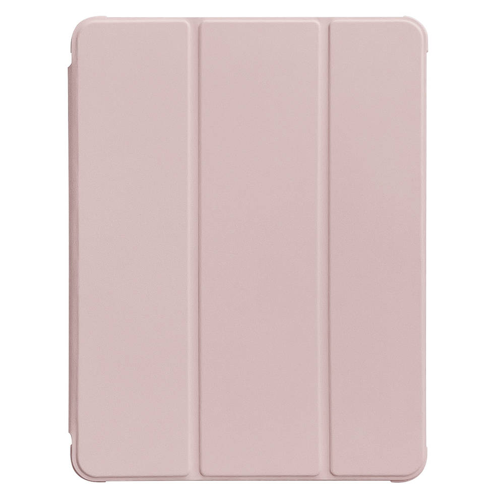 Stand Tablet Case etui Smart Cover pokrowiec na iPad mini 2021 z funkcja podstawki różowy