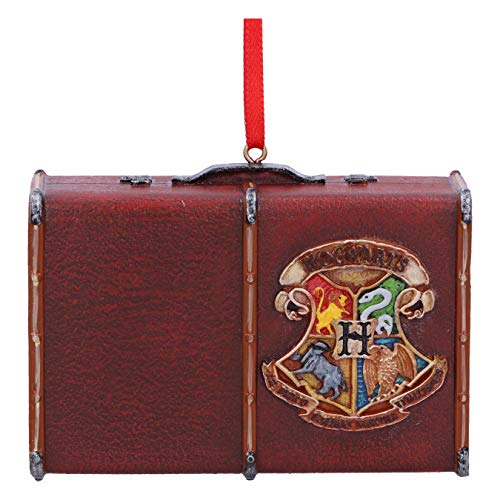 Nemesis Now Oficjalnie licencjonowany Harry Potter Hogwart walizka wisząca ozdoba, brązowy