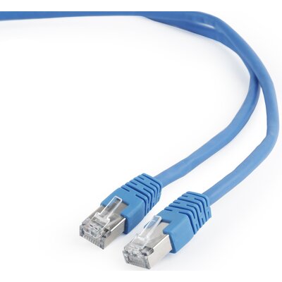 Kabel sieciowy Lan RJ-45 Ftp kat.6 niebieski 0,5m