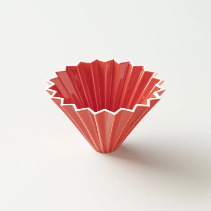 ORIGAMI Ceramiczny Origami Dripper M Czerwony 99300267