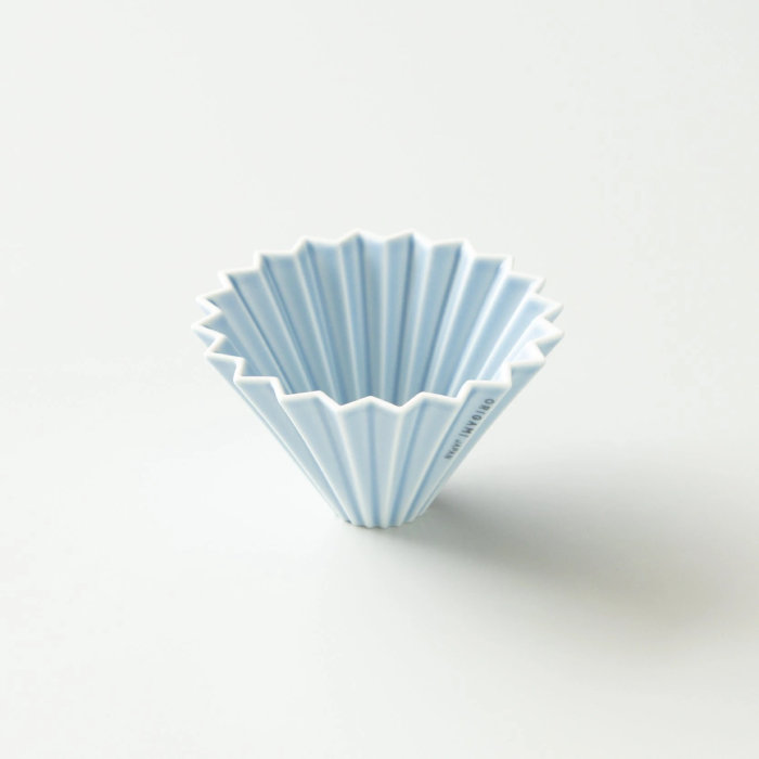 Ceramiczny Origami Dripper S - Niebieski matowy