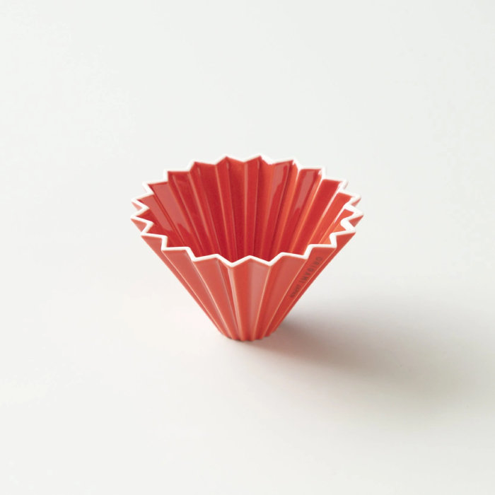 ORIGAMI Ceramiczny Origami Dripper S Czerwony 99300240