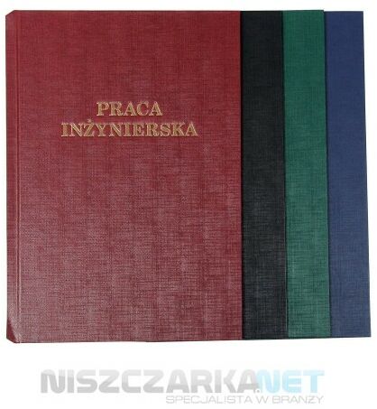 Opus Okładka twarda - O.HARD COVER Classic 304x212mm / NIEBIESKA / 10par / Praca Inżynierska (A4+ pionowa) O.643264