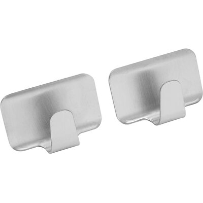 Fackelmann Haczyki inox samoprzylepne 2 szt. 61281