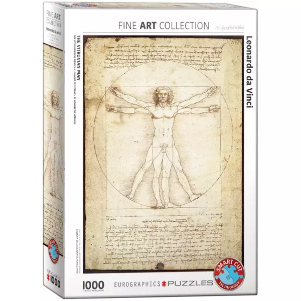 Puzzle 1000 The Vitruvian Man 6000-5098 - Eurographics