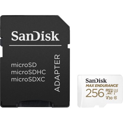 SanDisk Max Endurance MicroSDXC 256GB UHS-I/U3 V30 SDSQQVR-256G-GN6IA SDSQQVR-256G-GN6IA