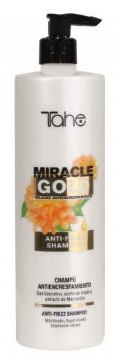 Tahe Miracle Gold, szampon przeciw puszeniu się włosów, 300ml