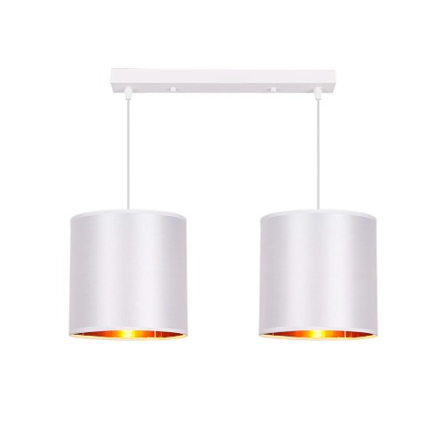 Candellux Lampa wisząca biała listwa 2xE27 Atlanta 32-00644 32-00644