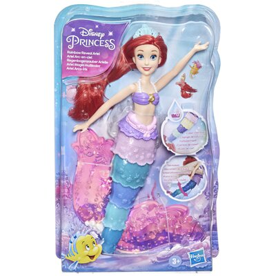 Hasbro Lalka Disney Princess Rainbow Tęczowy ogon Syrenki Arielki