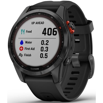 Garmin Garmin Fenix 7S Solar Niebieskoszary z czarnym paskiem 010-02539-13 010-02539-13