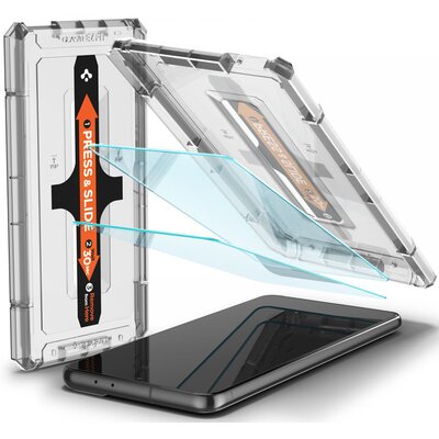 Spigen Szkło hartowane EZ Fit 2-Pack do Samsung Galaxy S21 FE
