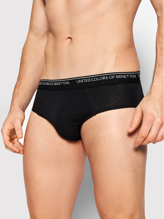 United Colors Of Benetton Slipy 3OP82S18N Czarny