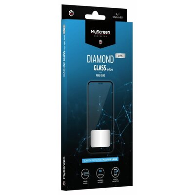 MYSCREEN Szkło hartowane Diamond Glass Lite Edge Full Glue do Realme GT Neo2T Czarny