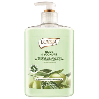 Luksja Creamy Kremowe mydło w płynie do rąk Olive & Yoghurt 500 ml