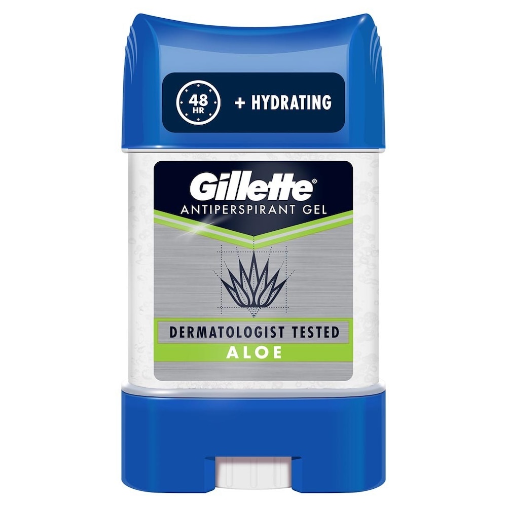 top Gillette Aloe - Nawilżający antyperspirant w żelu dla mężczyzn 70 ml