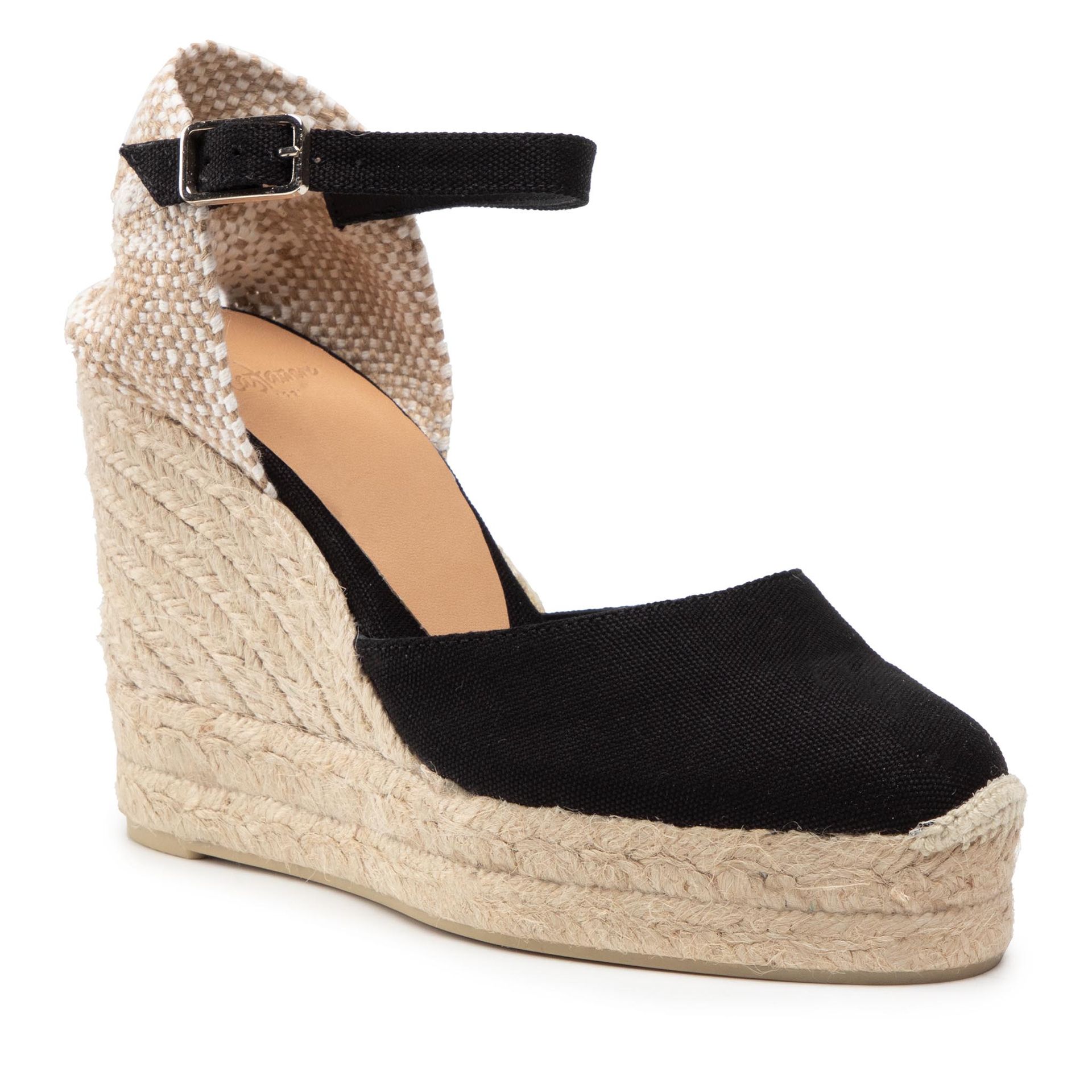Espadryle CASTAÑER - Carol/8ED/001 020975-100 Negro