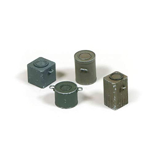 Vallejo Diorama Accessories WWII German Food Containers 1:35 Vallejo SC224