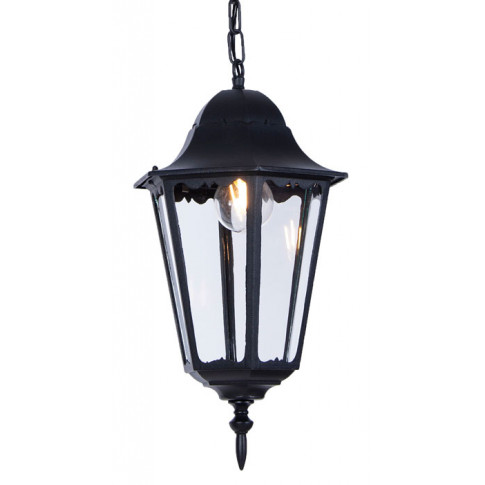Czarna Lampa Wisząca Ogrodowa Retro M2-K39