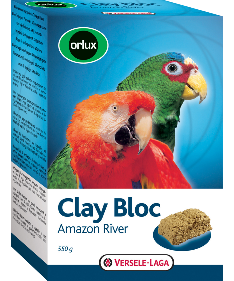Versele-Laga VERSELE LAGA Clay Bloc Amazon River 550g kostka gliniana dla papug 424057