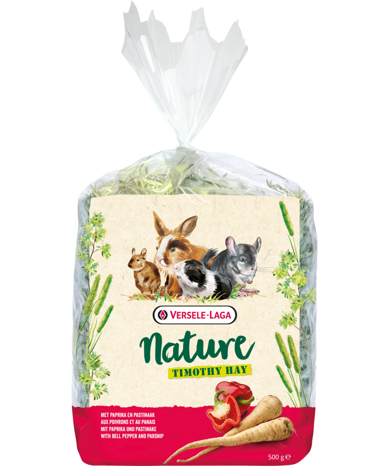 Versele-Laga VERSELE LAGA Timothy Hay Bell Pepper & Parsnip 500g siano tymotkowe z papryką i pasternakiem 424192