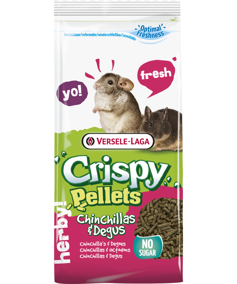 Versele-Laga Laga Crispy Pellets - Chinchilla & Degu - granulat dla szynszyli i kosza