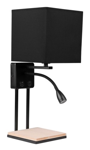 Candellux Theo kinkiet 2-punktowy czarny 21-76885 21-76885