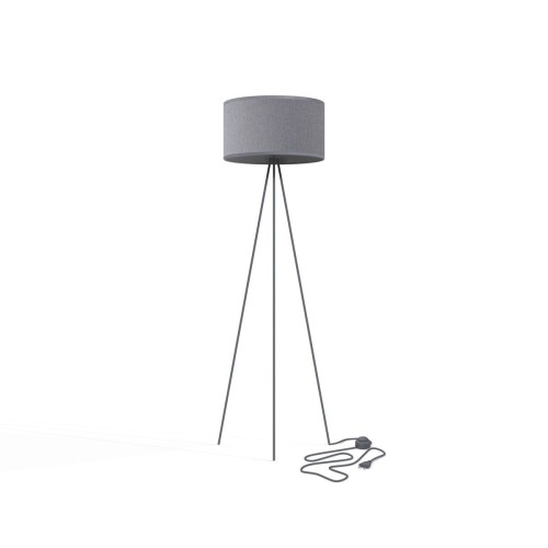 Nowodvorski Lampa podłogowa stojąca CADILAC I 156cm 40W E27 szary